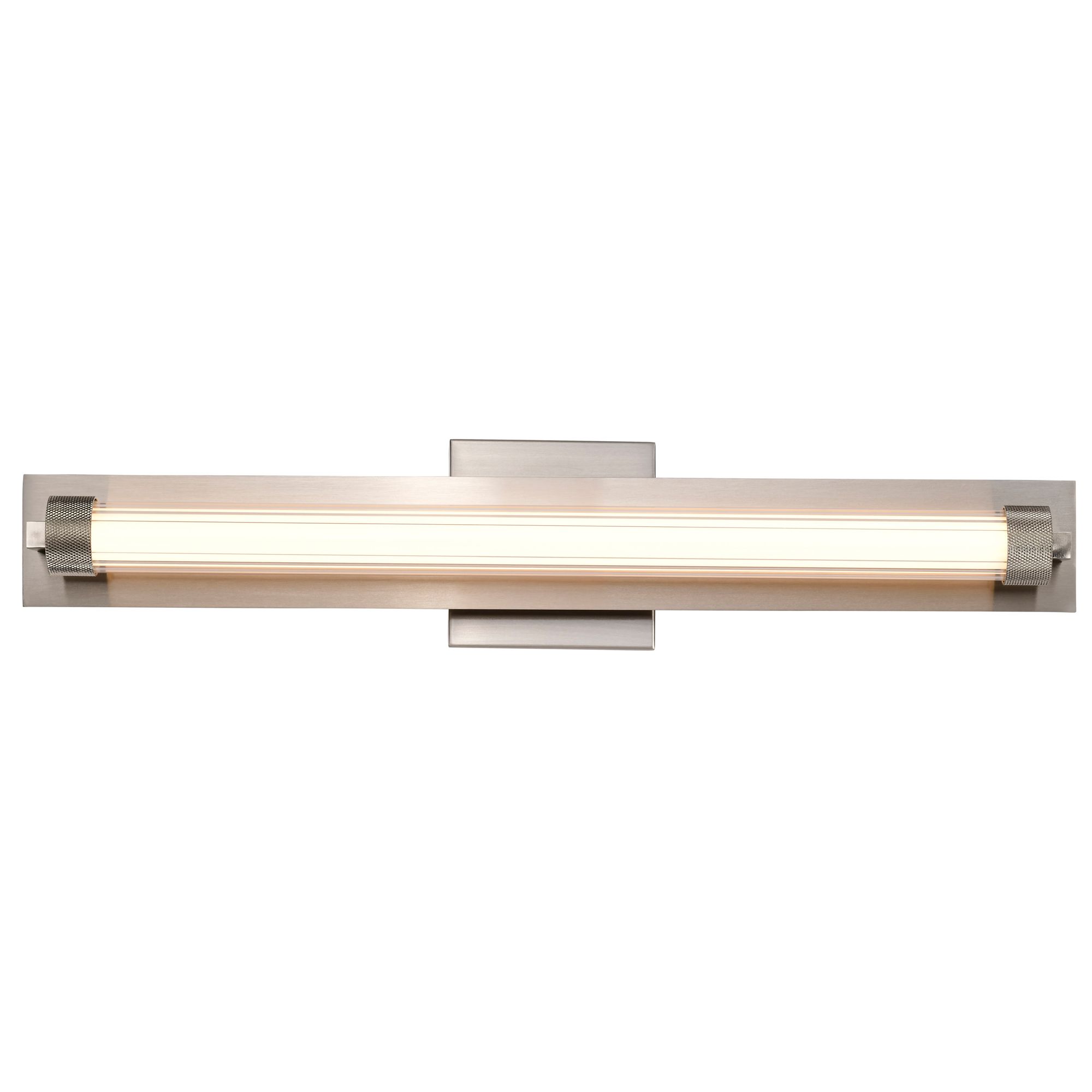Nuvo Larissa 24" Wide Brushed Nickel LED Vanity - 3000K CCT