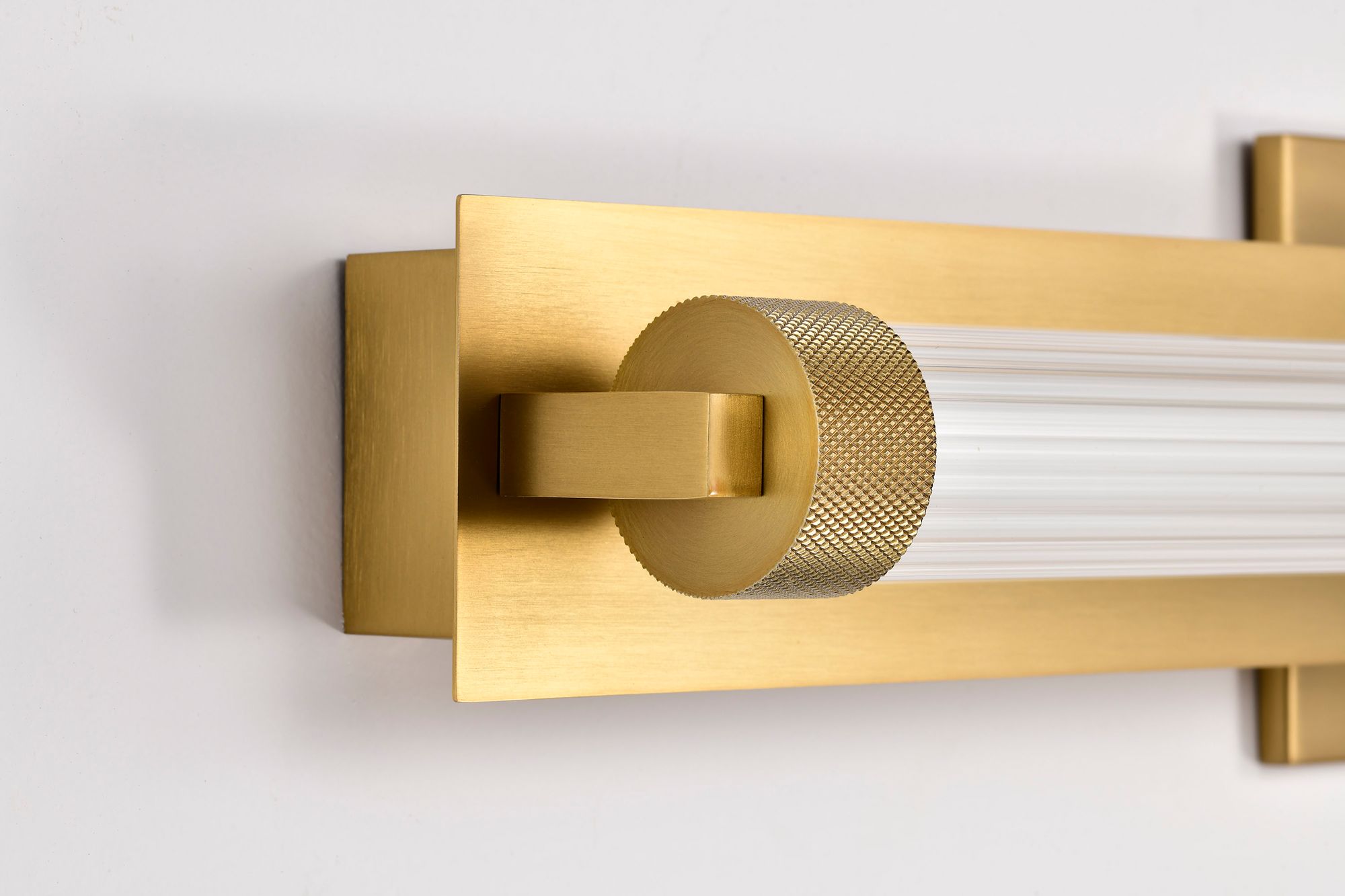 Nuvo Larissa 24" Wide Vintage Brass LED Vanity - 3000K CCT