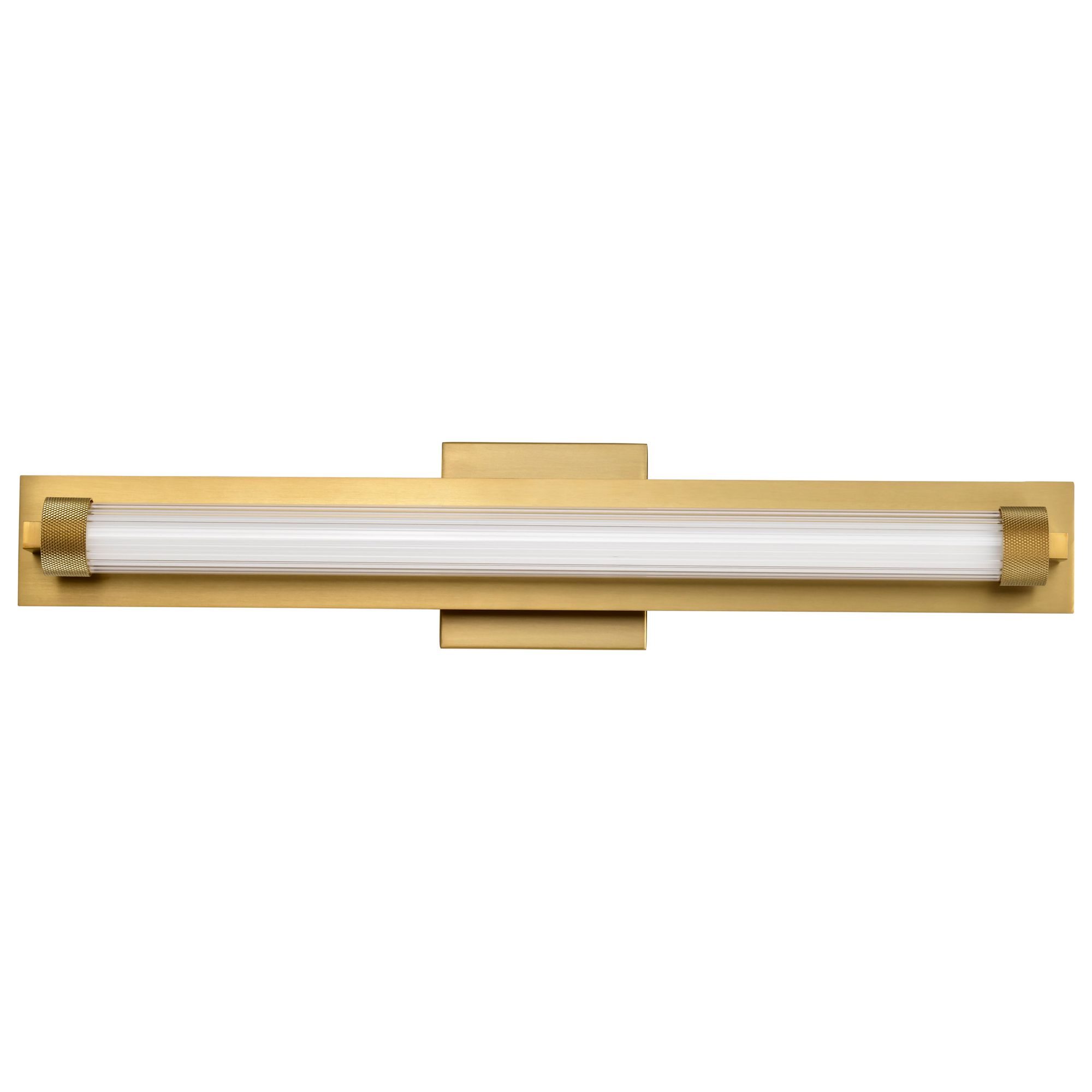 Image 7 Nuvo Larissa 24" Wide Vintage Brass LED Vanity - 3000K CCT more views