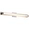 Nuvo Larissa 32" Wide Brushed Nickel LED Vanity - 3000K CCT