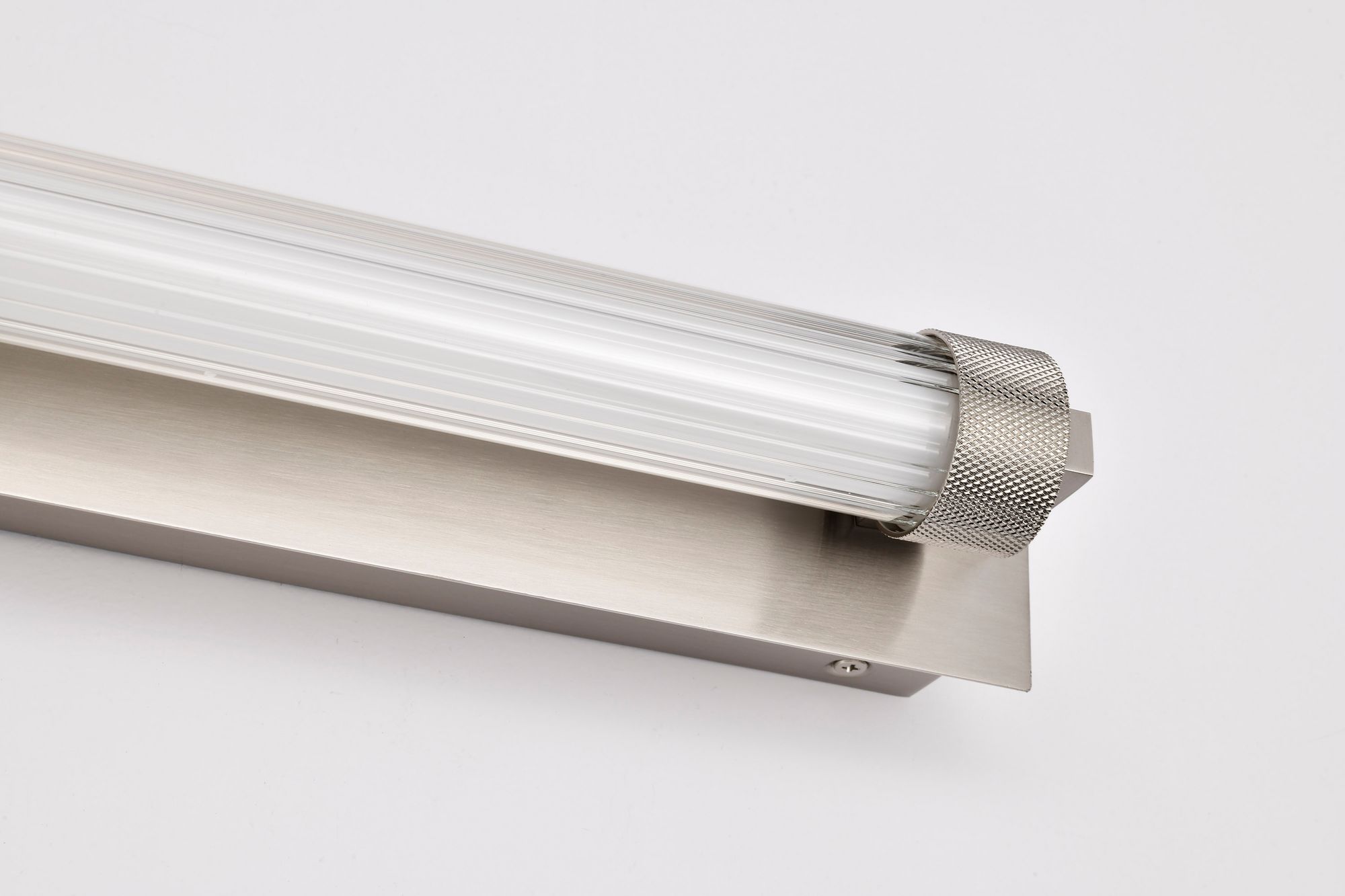 Nuvo Larissa 32" Wide Brushed Nickel LED Vanity - 3000K CCT