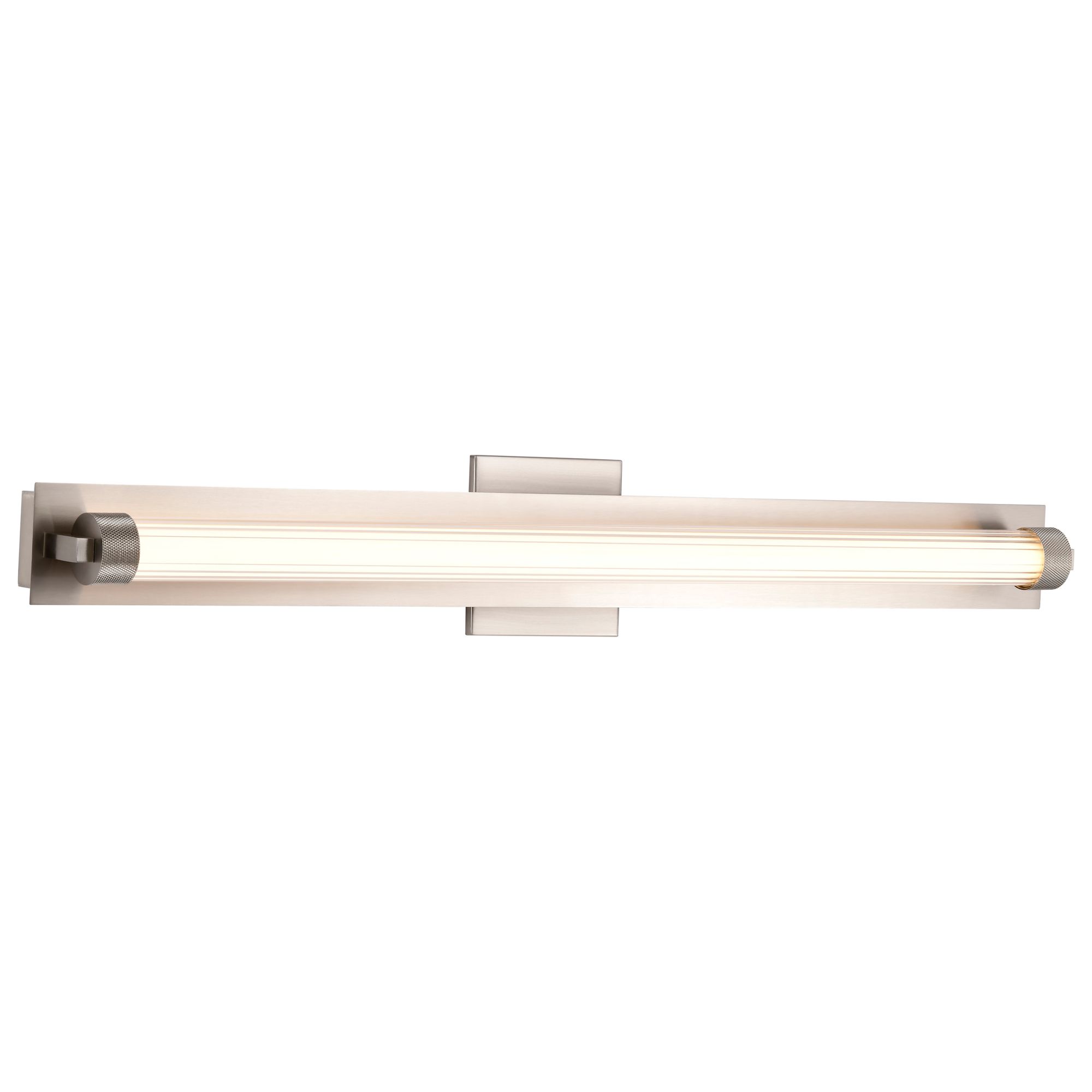 Image 4 Nuvo Larissa 32" Wide Brushed Nickel LED Vanity - 3000K CCT more views