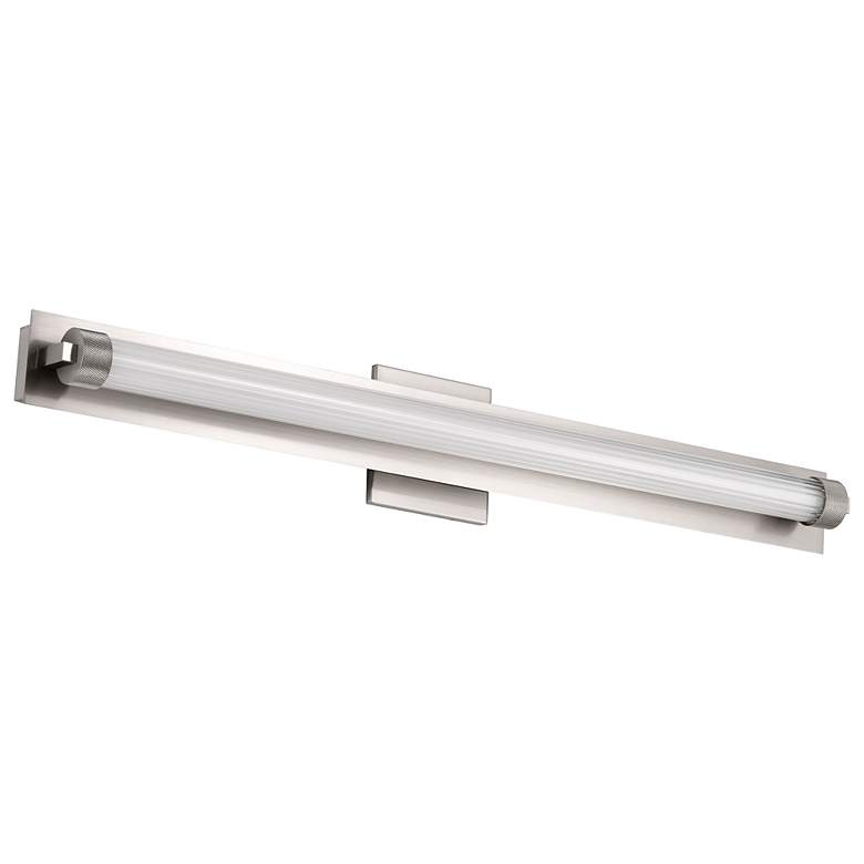Image 5 Nuvo Larissa 32" Wide Brushed Nickel LED Vanity - 3000K CCT more views