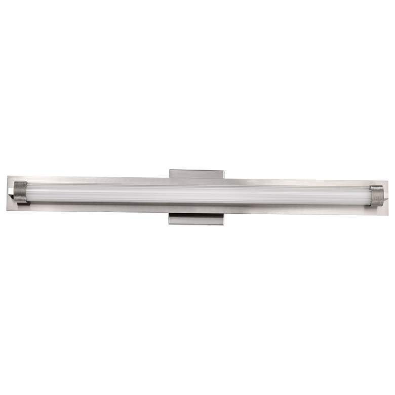 Image 7 Nuvo Larissa 32" Wide Brushed Nickel LED Vanity - 3000K CCT more views