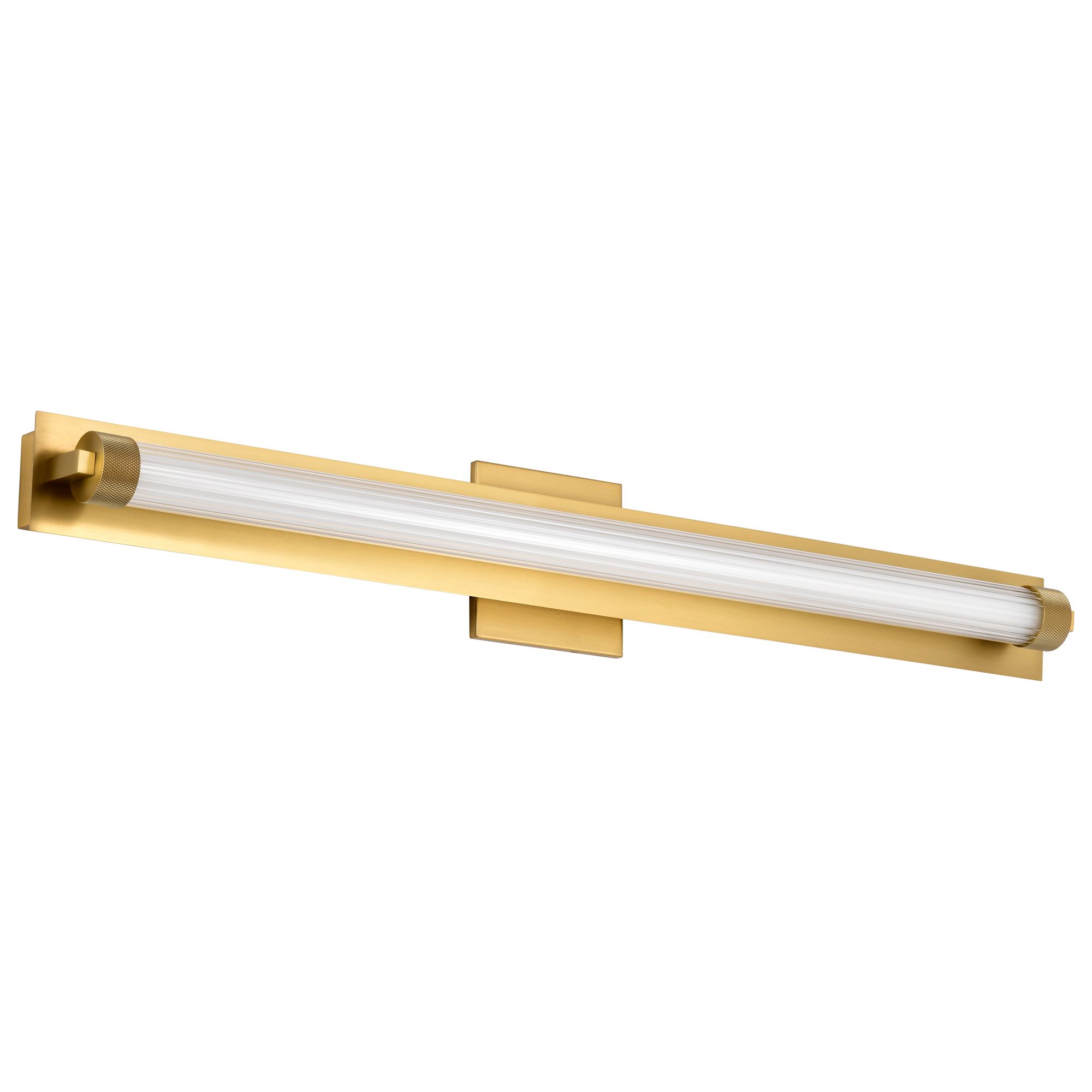 Image 3 Nuvo Larissa 32" Wide Vintage Brass LED Vanity - 3000K CCT more views