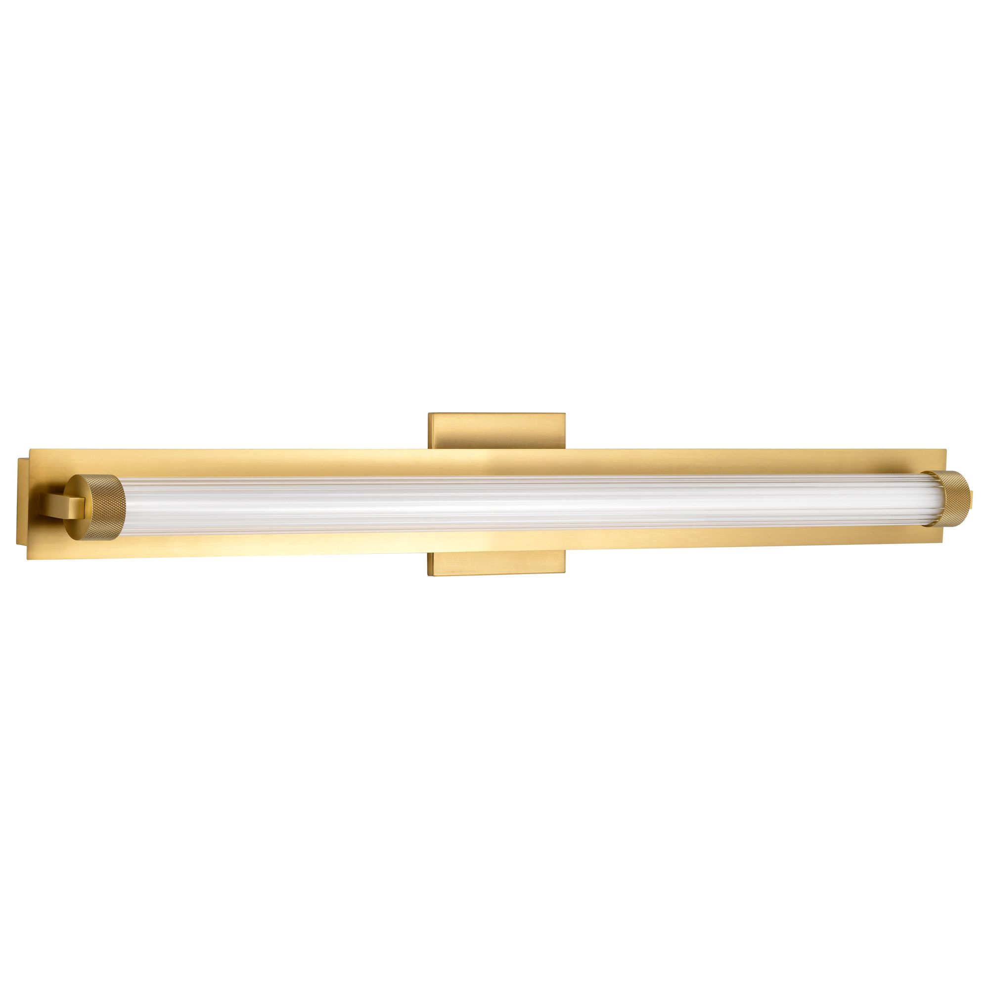 Image 5 Nuvo Larissa 32" Wide Vintage Brass LED Vanity - 3000K CCT more views