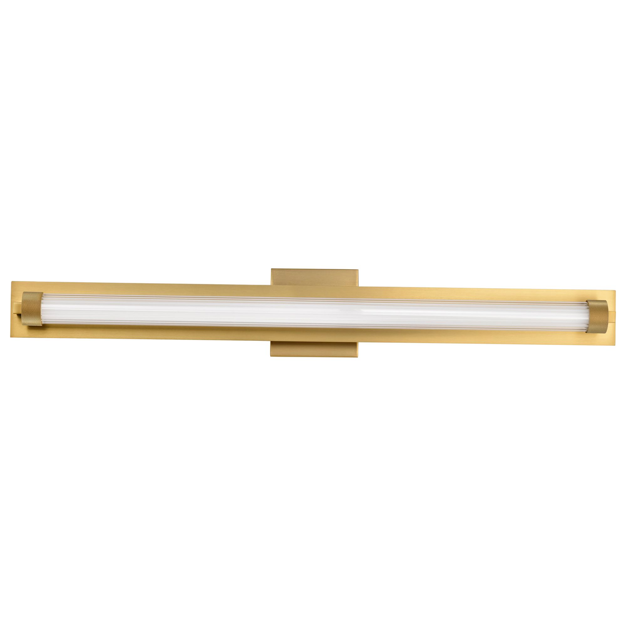 Image 7 Nuvo Larissa 32" Wide Vintage Brass LED Vanity - 3000K CCT more views