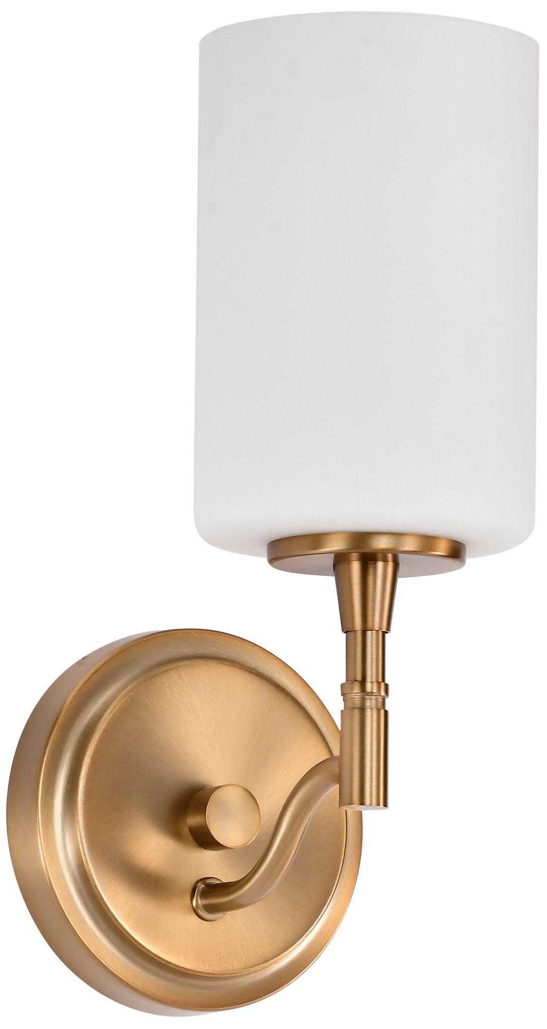 Nuvo Liam 11 1/4" High Burnished Brass 1 Light Vanity