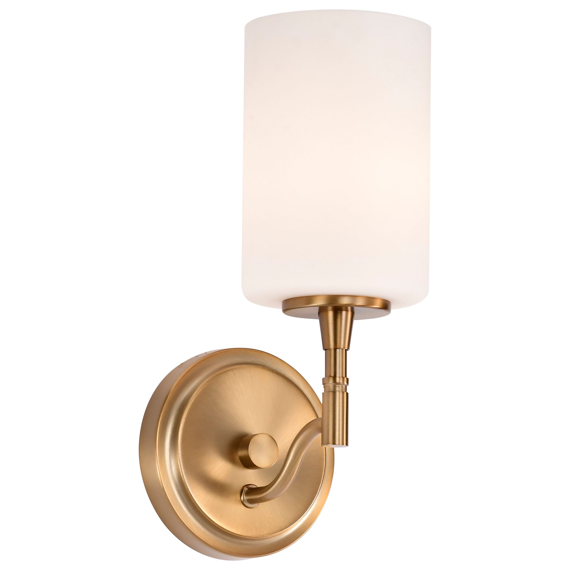 Image 2 Nuvo Liam 11 1/4" High Burnished Brass 1 Light Vanity more views