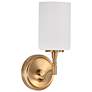 3_Nuvo Liam 11 1/4" High Burnished Brass 1 Light Vanity more views