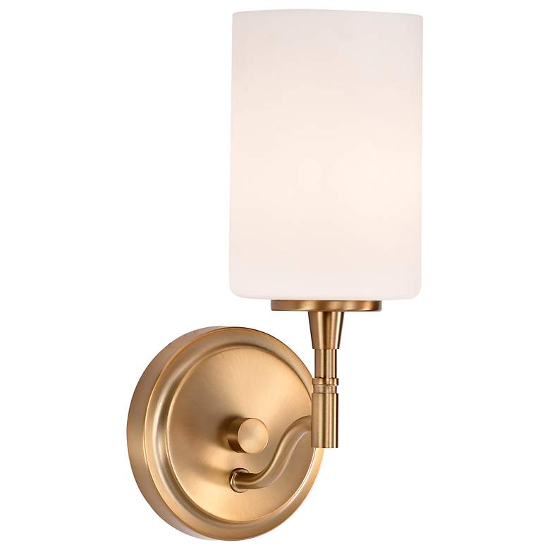 Image 4 Nuvo Liam 11 1/4" High Burnished Brass 1 Light Vanity more views