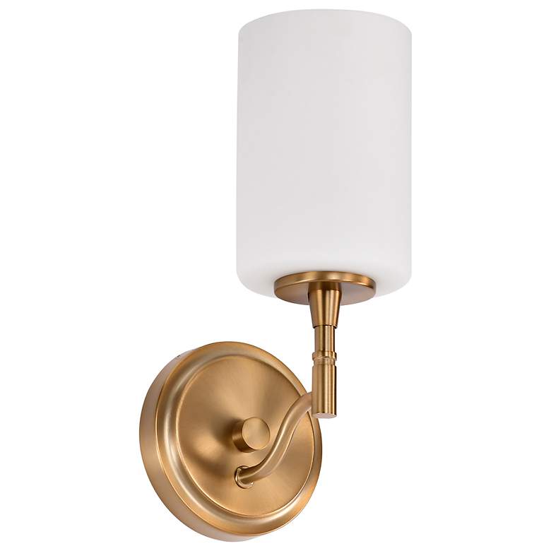 Image 5 Nuvo Liam 11 1/4" High Burnished Brass 1 Light Vanity more views