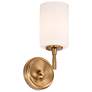 6_Nuvo Liam 11 1/4" High Burnished Brass 1 Light Vanity more views