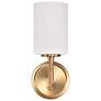 7_Nuvo Liam 11 1/4" High Burnished Brass 1 Light Vanity more views