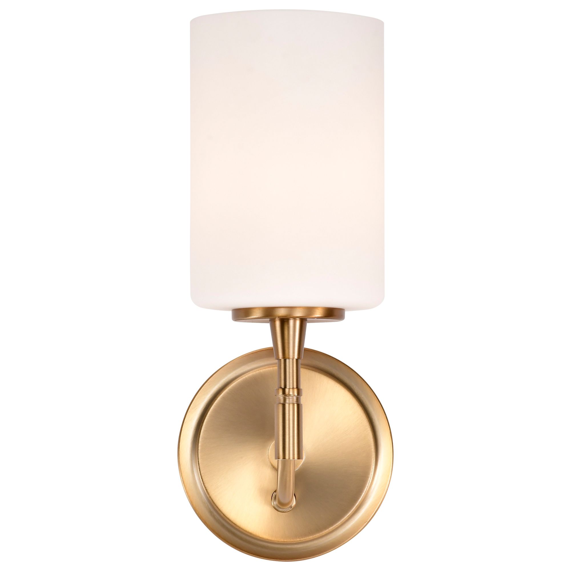 Nuvo Liam 11 1/4" High Burnished Brass 1 Light Vanity