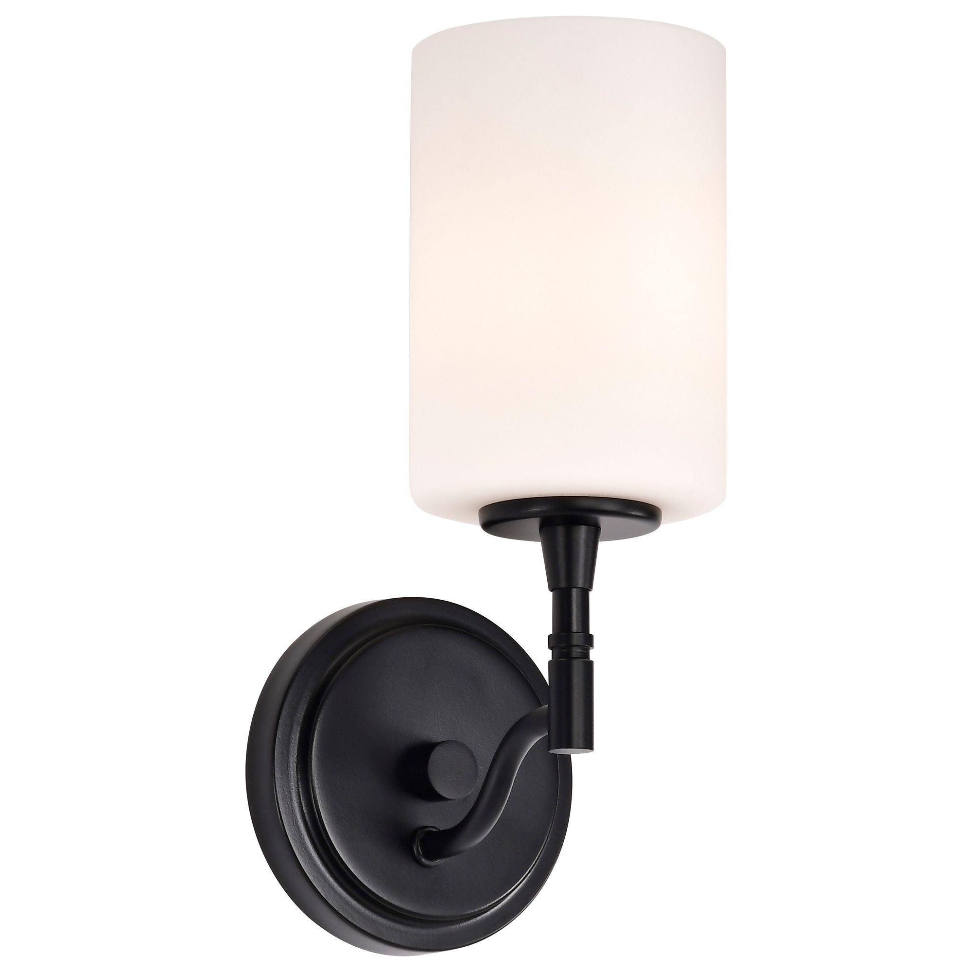 Image 2 Nuvo Liam 11 1/4" High Matte Black 1 Light Vanity more views
