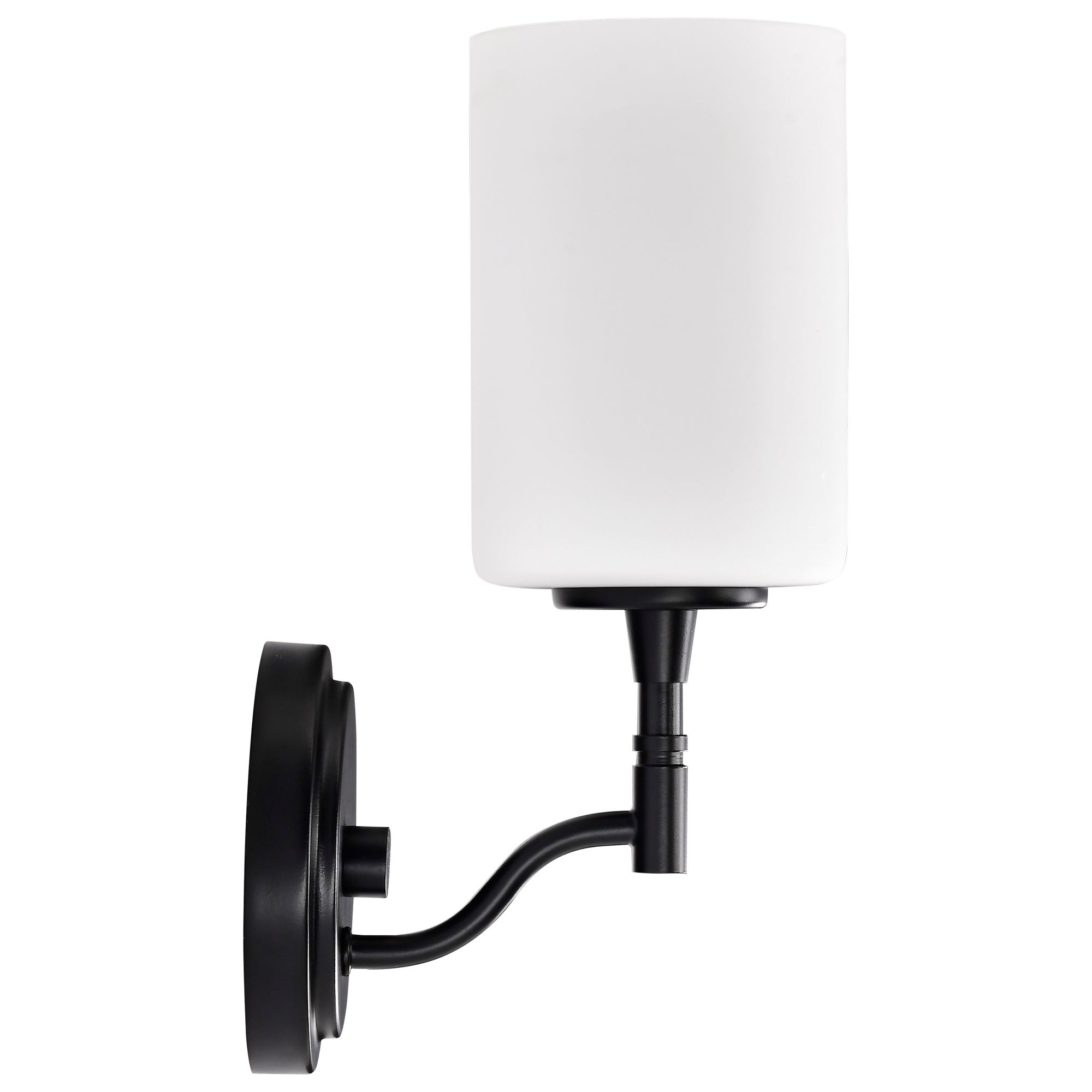 Nuvo Liam 11 1/4" High Matte Black 1 Light Vanity