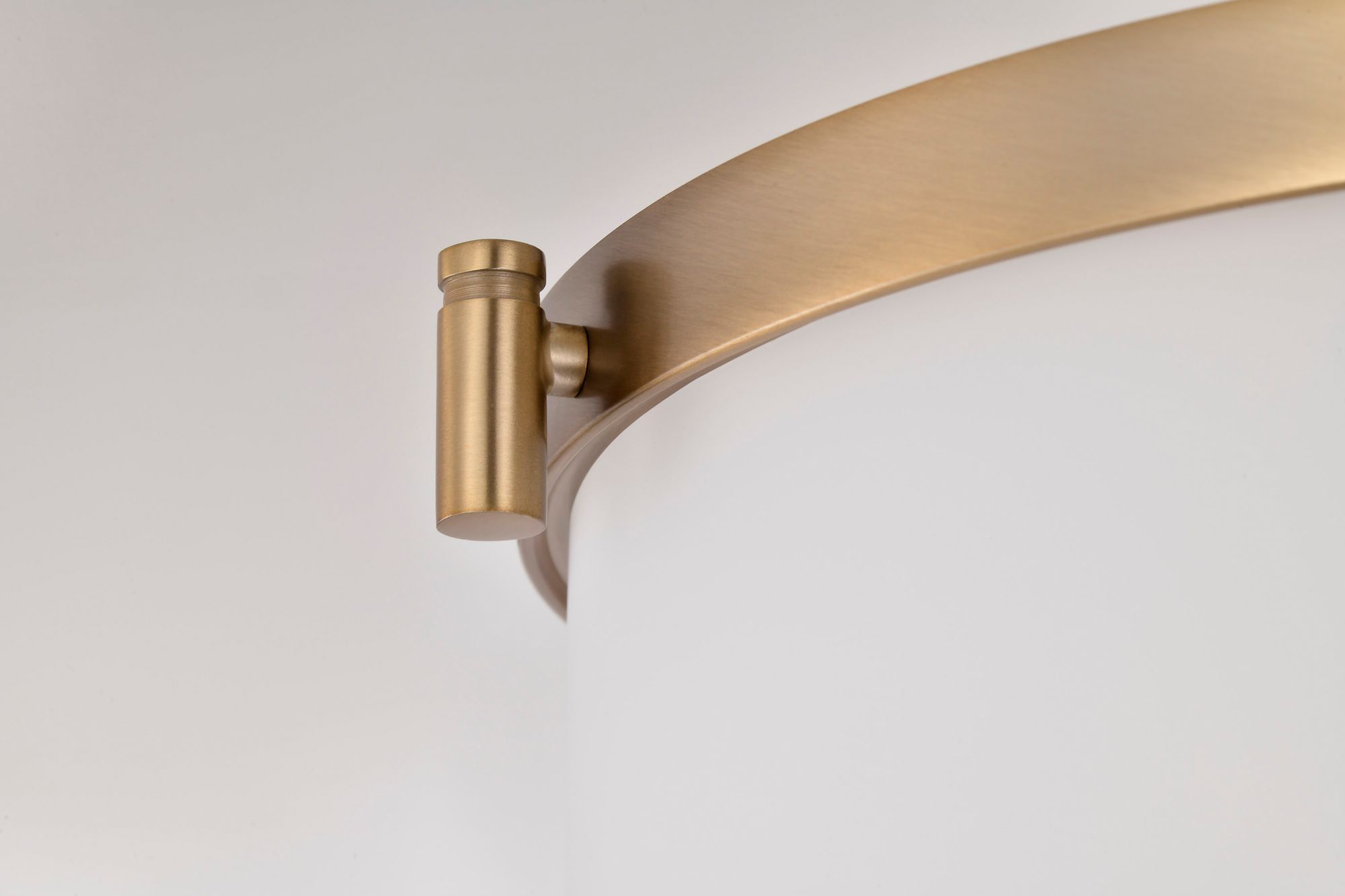 Nuvo Liam 16 1/2" Wide Brushed Brass 3 Light Flush Mount
