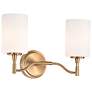 2_Nuvo Liam 16" Wide Burnished Brass 2 Light Vanity more views