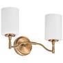 3_Nuvo Liam 16" Wide Burnished Brass 2 Light Vanity more views