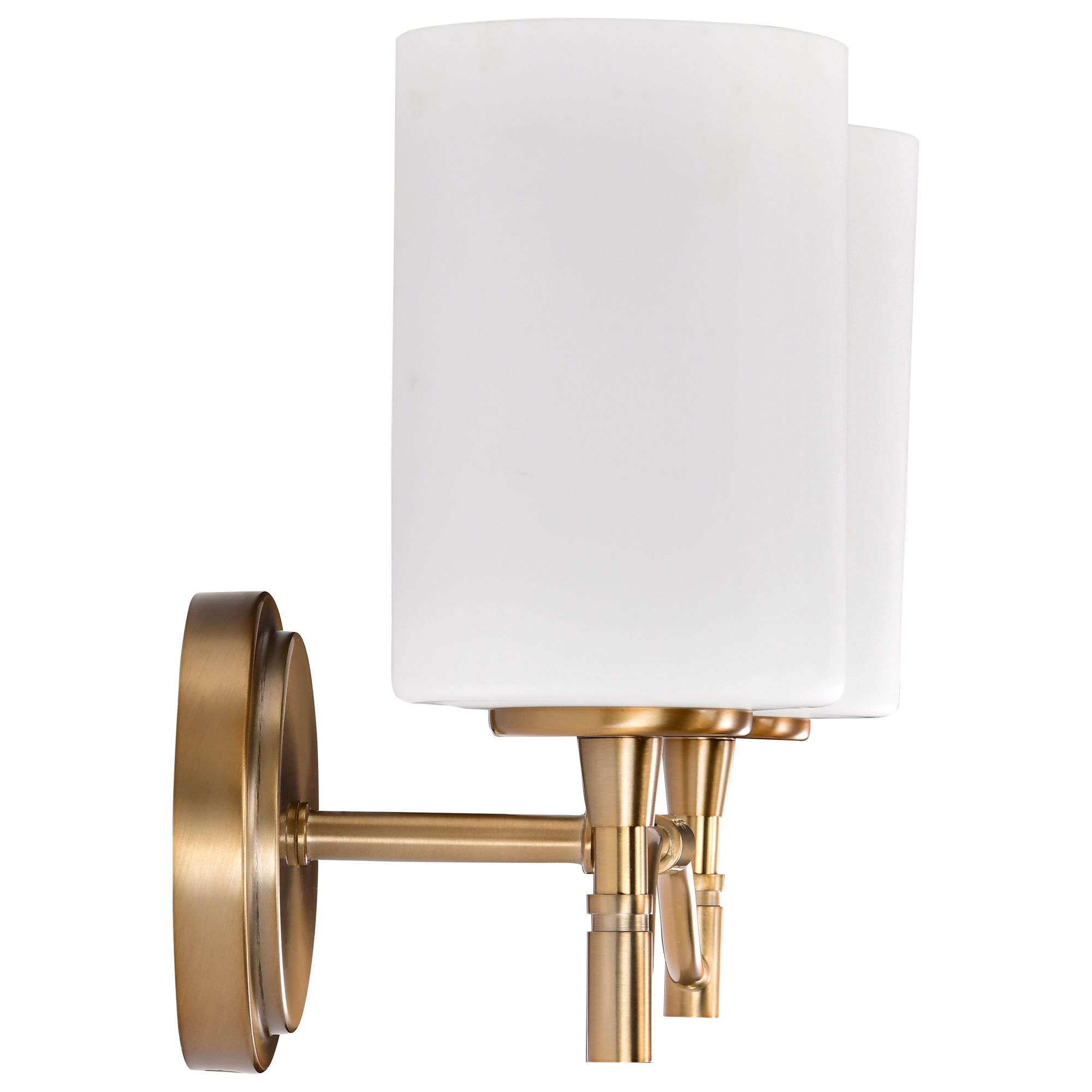 Nuvo Liam 16" Wide Burnished Brass 2 Light Vanity