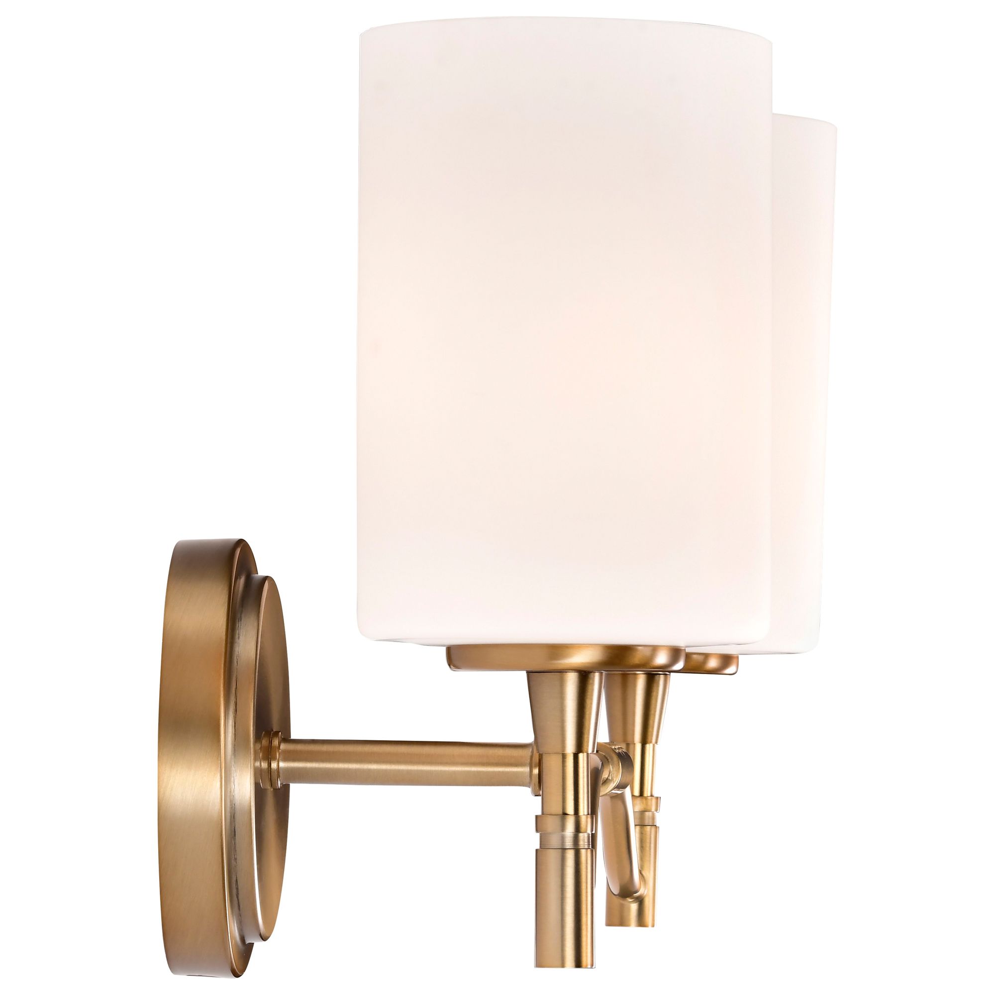 Nuvo Liam 16" Wide Burnished Brass 2 Light Vanity