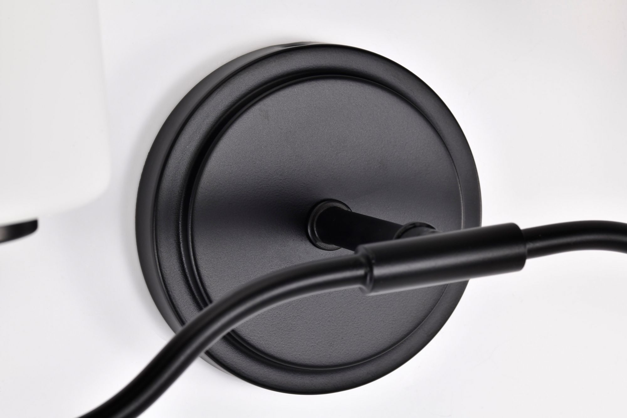 Nuvo Liam 16" Wide Matte Black 2 Light Vanity