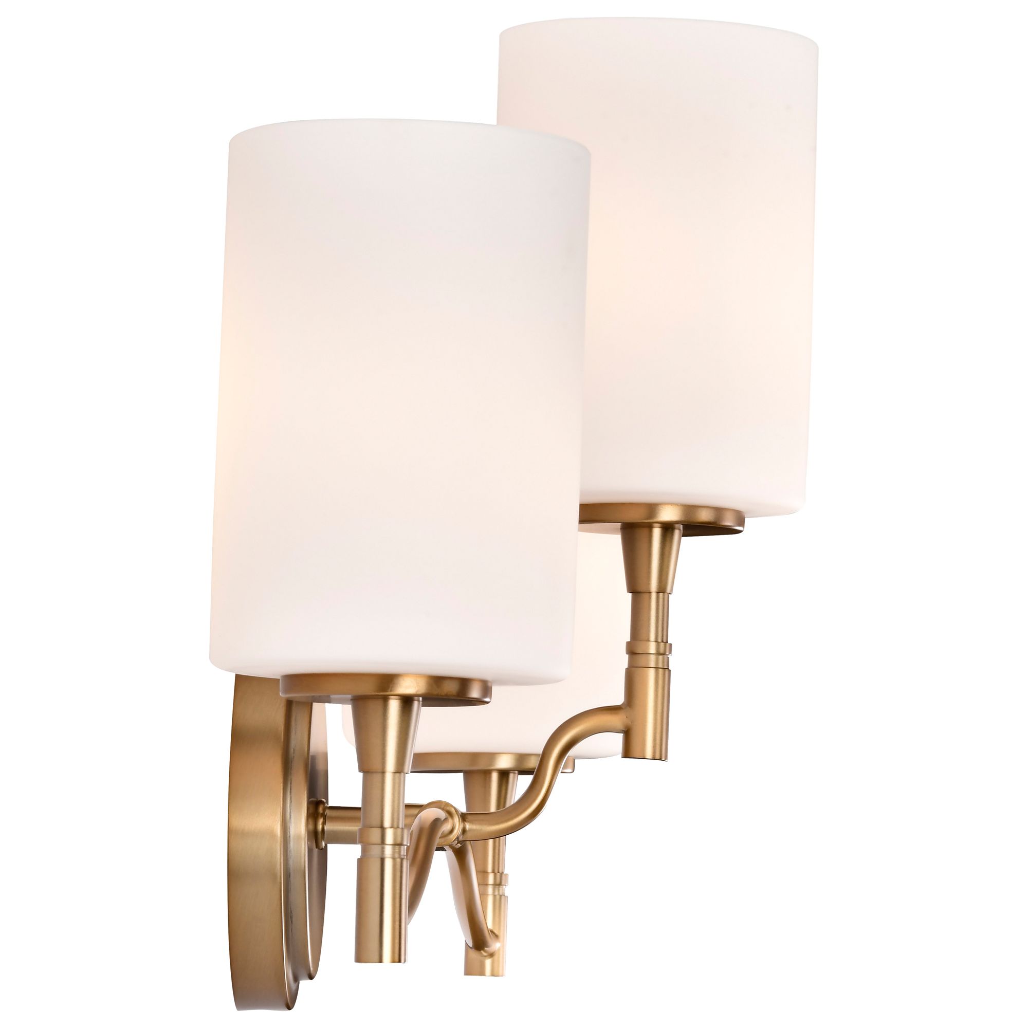 Nuvo Liam 22" Wide Burnished Brass 3 Light Vanity