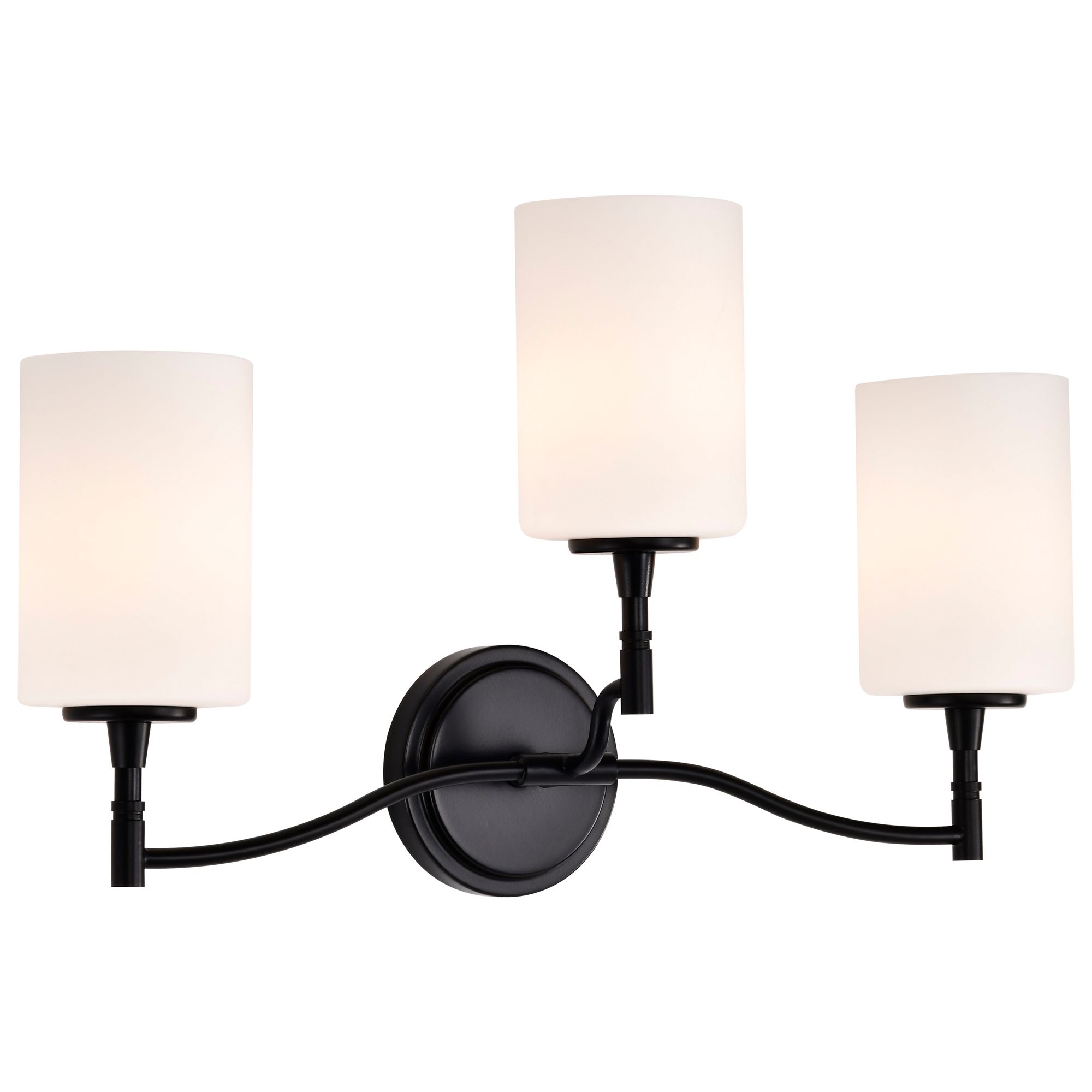 Image 6 Nuvo Liam 22" Wide Matte Black 3 Light Vanity more views