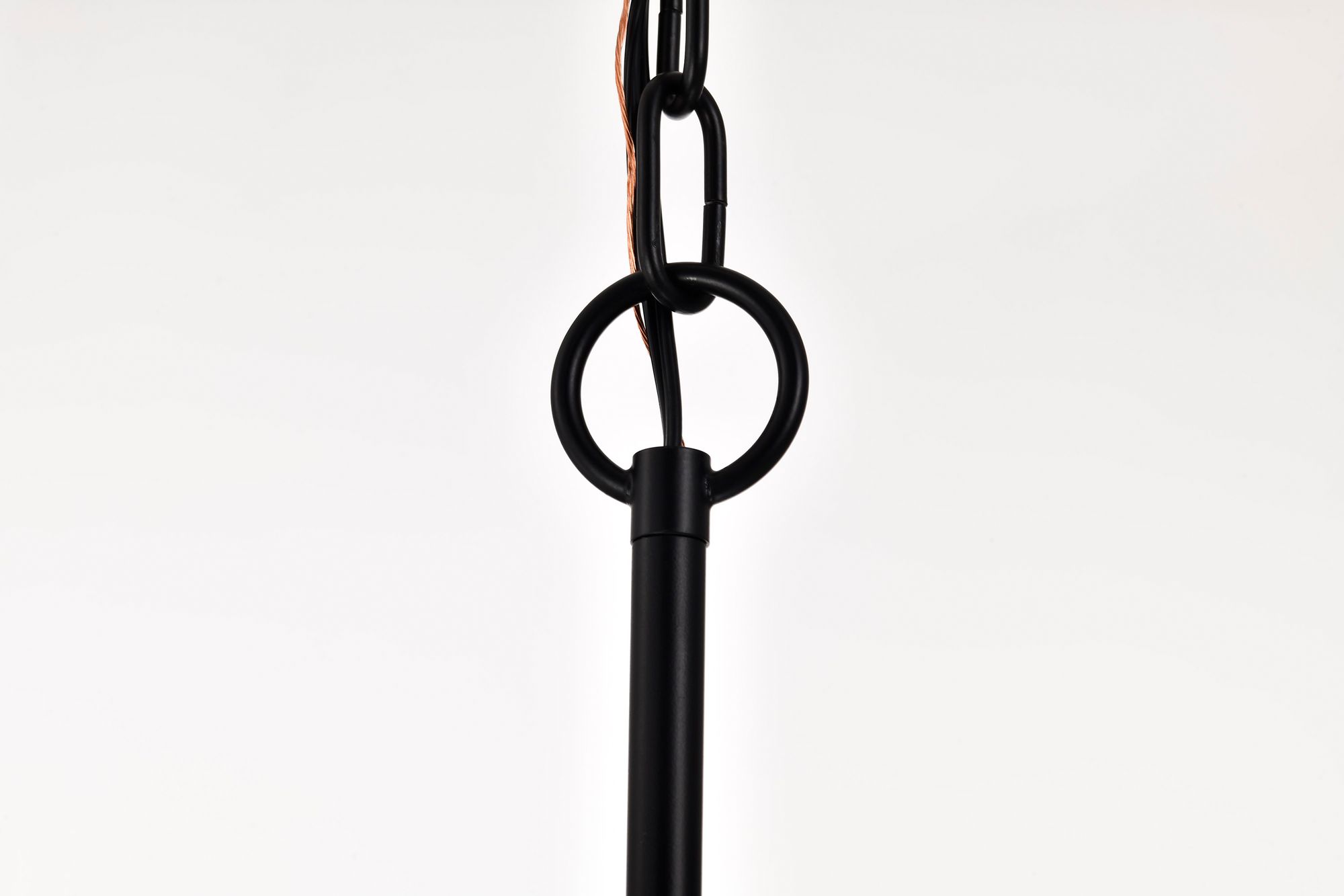 Image 7 Nuvo Liam 30" Wide Matte Black 9 Light Chandelier more views