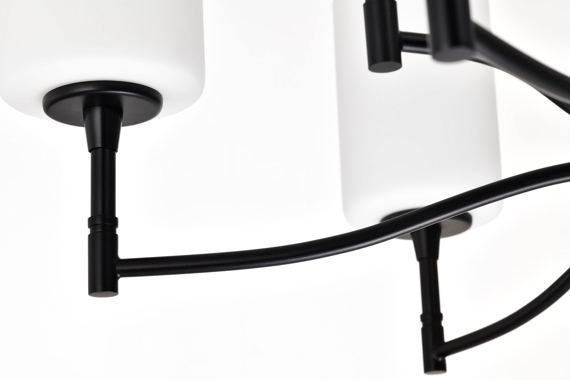 Nuvo Liam 30" Wide Matte Black 9 Light Chandelier