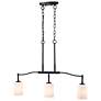 4_Nuvo Liam 36" Matte Black 3 Light Island Pendant more views
