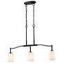 6_Nuvo Liam 36" Matte Black 3 Light Island Pendant more views