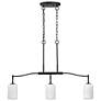 7_Nuvo Liam 36" Matte Black 3 Light Island Pendant more views