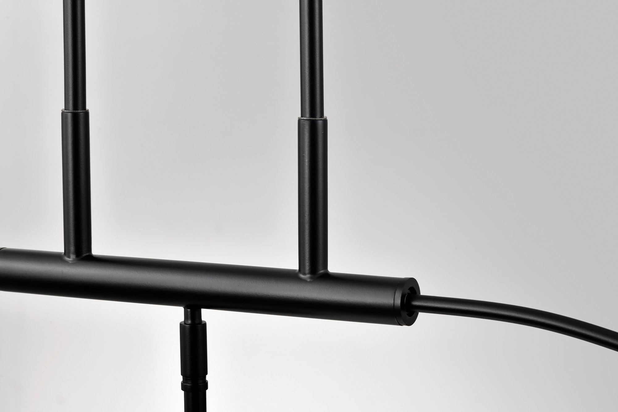 Nuvo Liam 36" Matte Black 3 Light Island Pendant