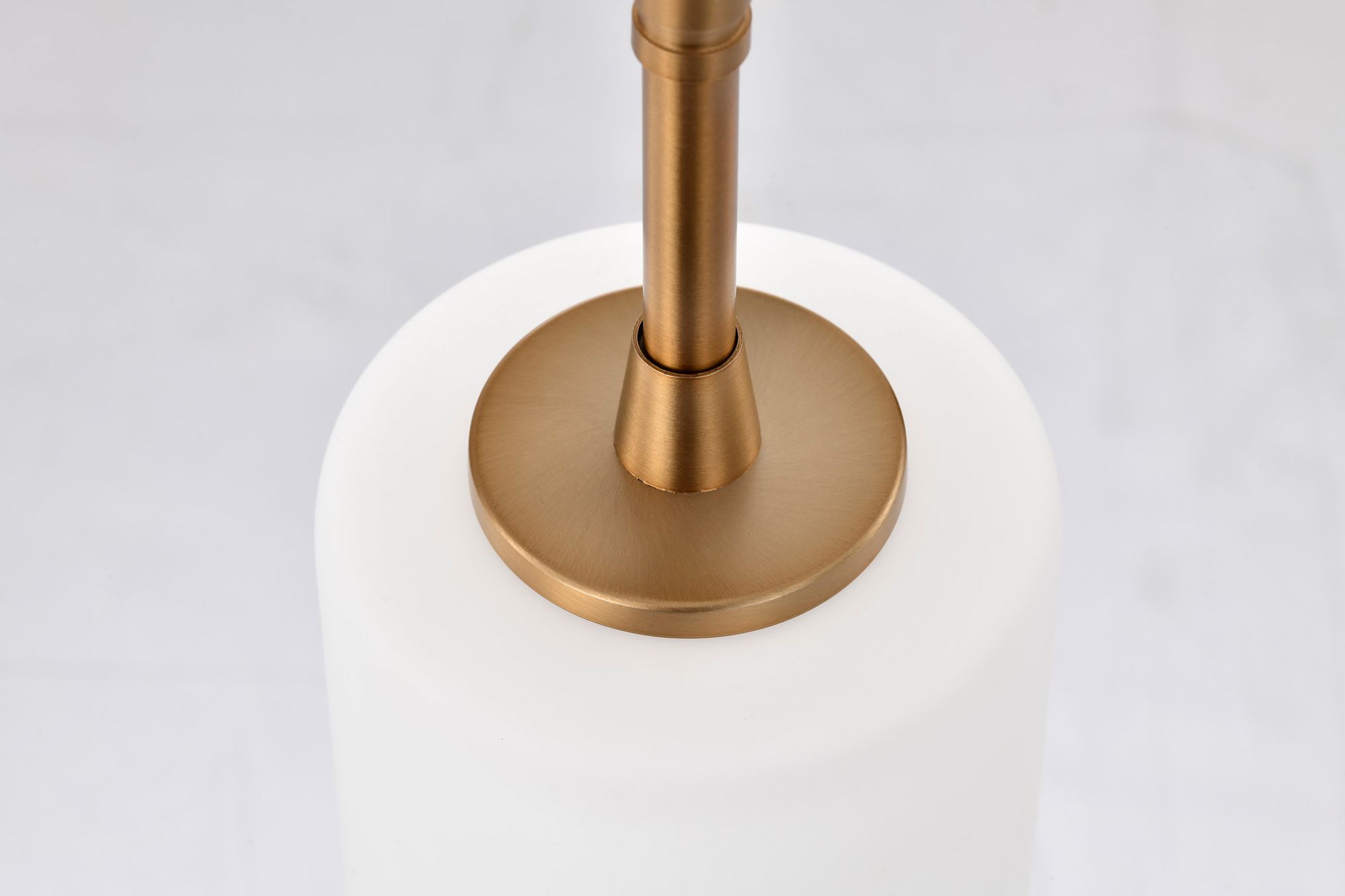Nuvo Liam 4" Wide Burnished Brass 1 Light Mini Pendant