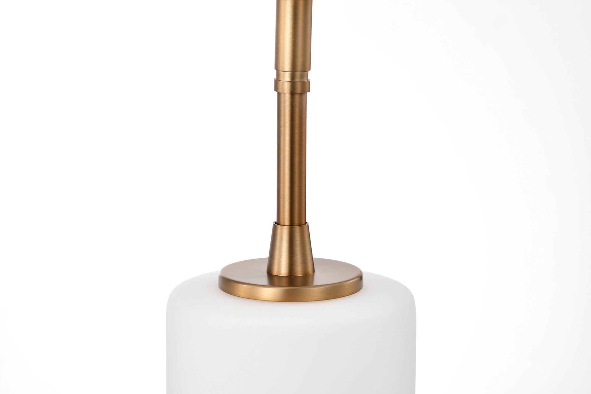 Nuvo Liam 4" Wide Burnished Brass 1 Light Mini Pendant