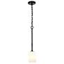 2_Nuvo Liam 4" Wide Matte Black 1 Light Mini Pendant more views