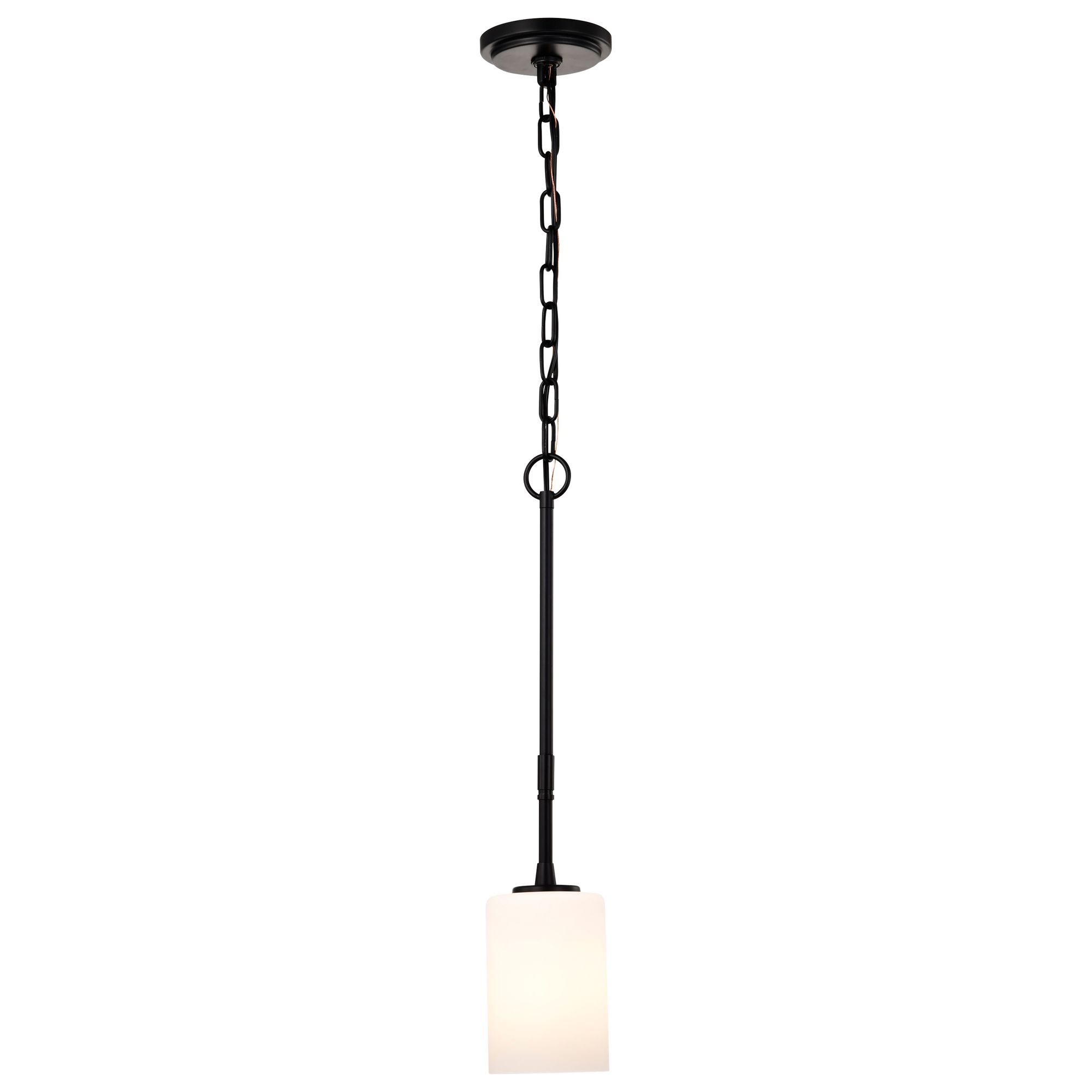 Image 4 Nuvo Liam 4" Wide Matte Black 1 Light Mini Pendant more views