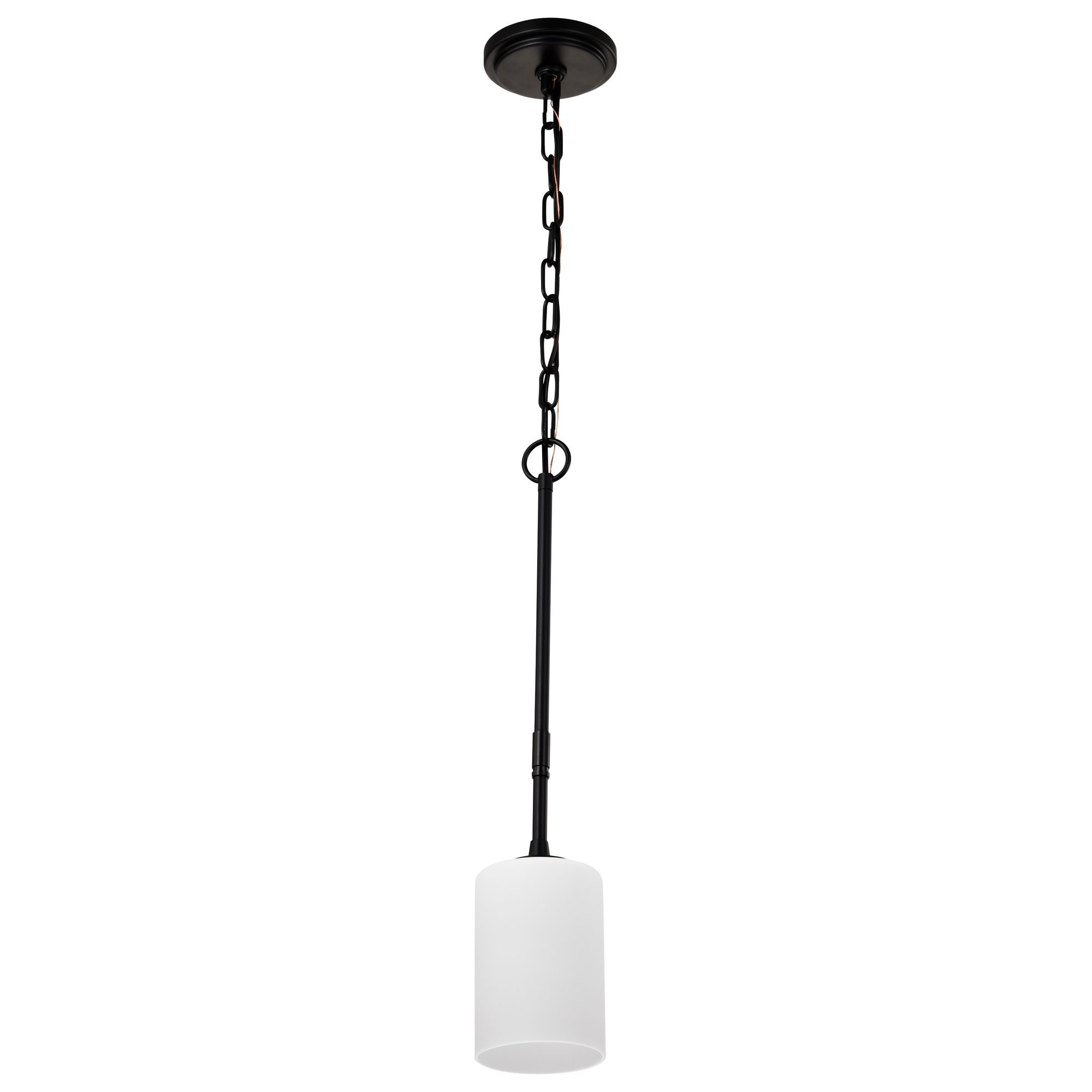 Image 5 Nuvo Liam 4" Wide Matte Black 1 Light Mini Pendant more views