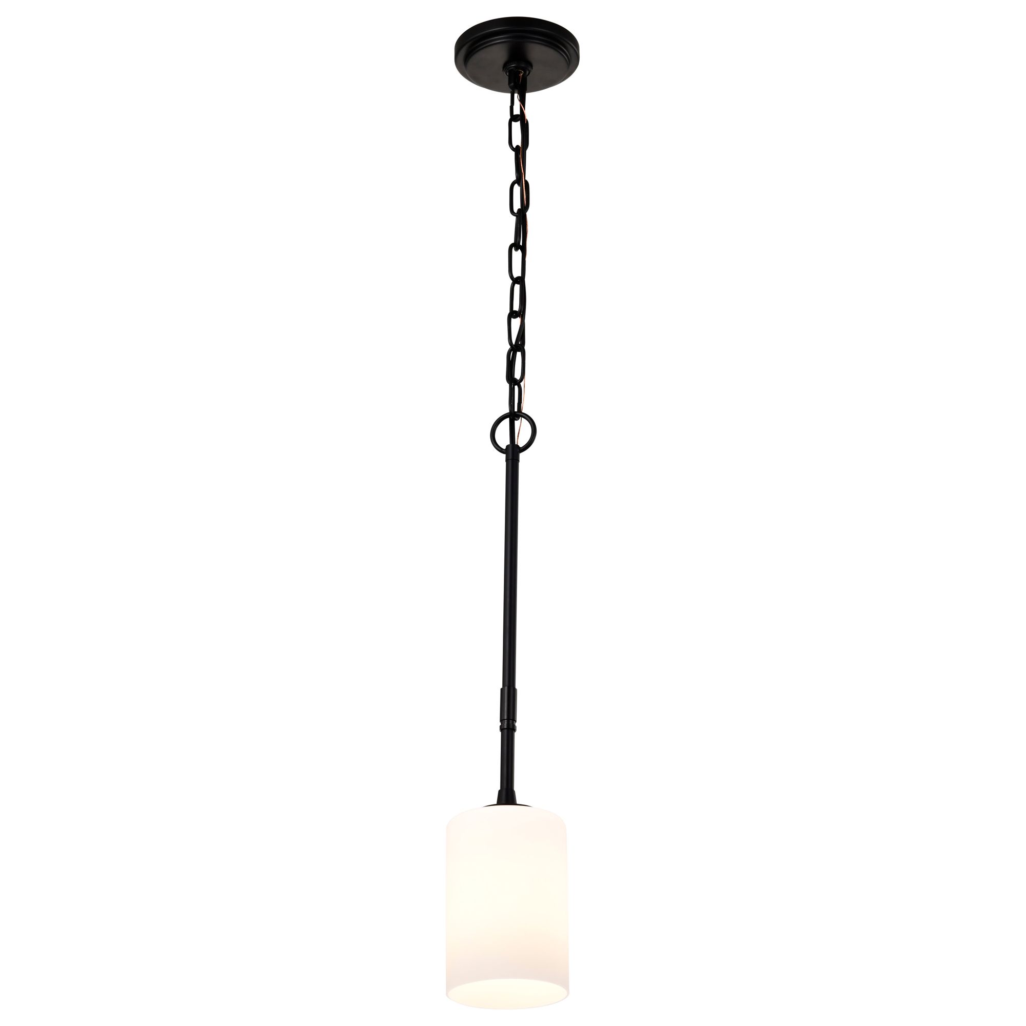 Image 6 Nuvo Liam 4" Wide Matte Black 1 Light Mini Pendant more views