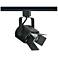 Nuvo Lighting 120V Black Power Flood w/ Barn Door Track Head