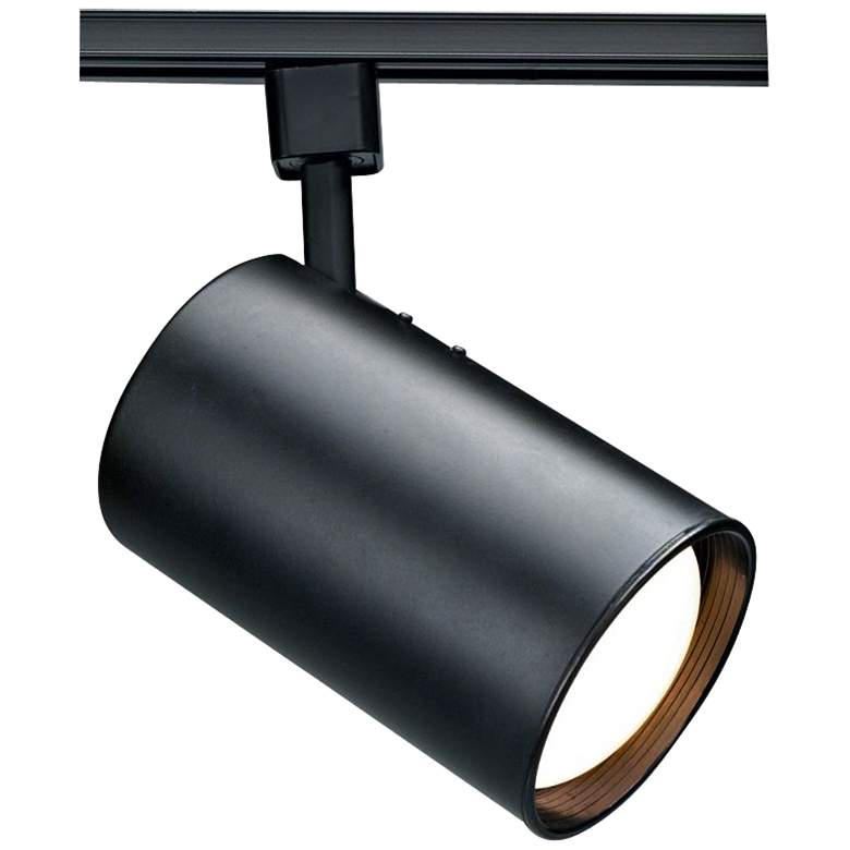 Image 1 Nuvo Lighting 120V Black R30 Straight Cylinder Track Head