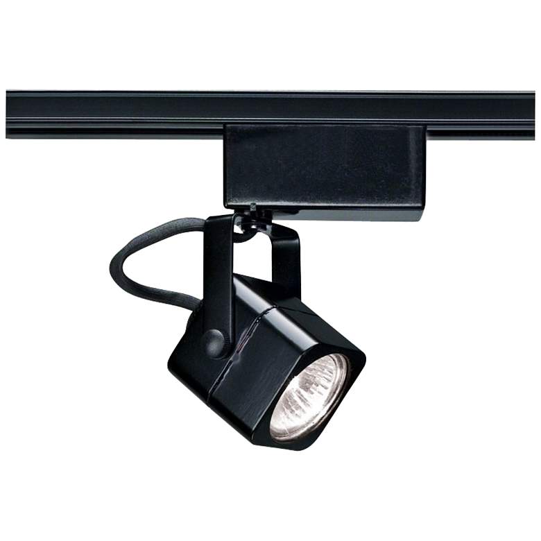 Image 1 Nuvo Lighting 12V Black MR16 Square Track Light Head