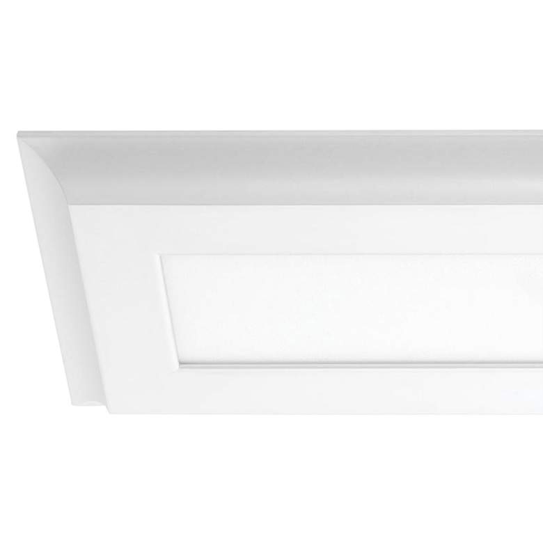 Image 2 Nuvo Lighting 25" Wide White Finish 22 Watt LED Light Fixture Panel more views