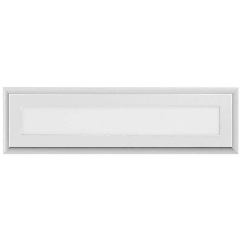 Image 3 Nuvo Lighting 25" Wide White Finish 22 Watt LED Light Fixture Panel more views
