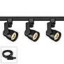 Nuvo Lighting 3-Light Black Angle Arm LED Plug-In Track Kit