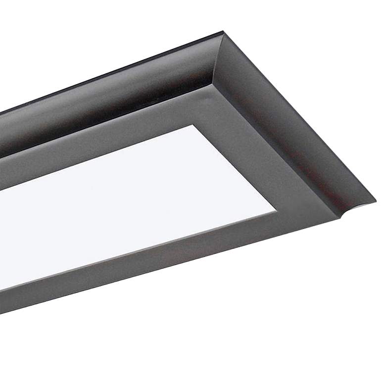 Image 4 Nuvo Lighting Blink 25" Wide Gun Metal Finish LED Ceiling Light Panel more views
