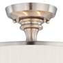 Thumbnail4 of Nuvo Lighting Candice 15" Wide Brushed Nickel Drum Ceiling Light more views