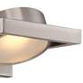 Nuvo Lighting Hawk 5" High Modern Brushed Nickel Metal LED Wall Sconce